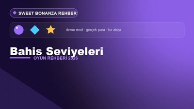 Sweet Bonanza Bahis Seviyeleri – Sweet Bonanza 2026