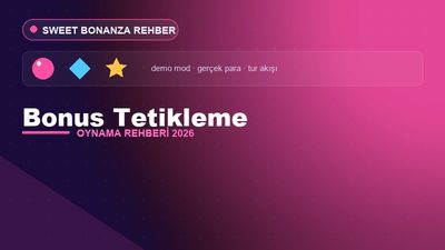 Sweet Bonanza Bonus Tetikleme – Sweet Bonanza Oyna 2026