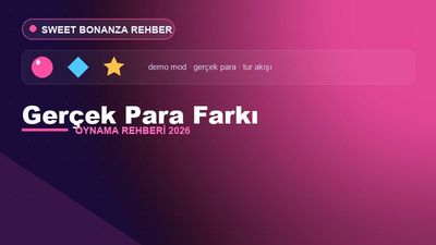 Sweet Bonanza Gerçek Para Farkı – Sweet Bonanza Oyna 2026