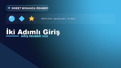 Sweet Bonanza İki Adımlı Giriş – Sweet Bonanza Giriş 2026