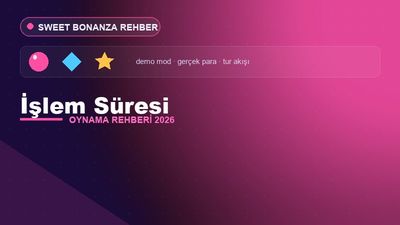 Sweet Bonanza İşlem Süresi – Sweet Bonanza Oyna 2026