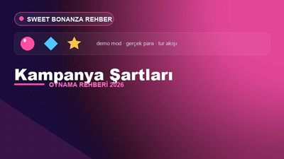Sweet Bonanza Kampanya Şartları – Sweet Bonanza Oyna 2026