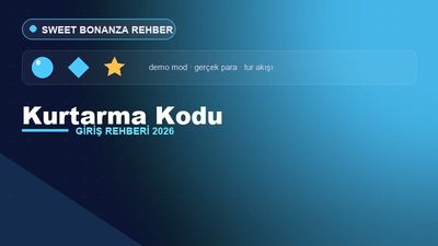 Sweet Bonanza Kurtarma Kodu – Sweet Bonanza Giriş 2026