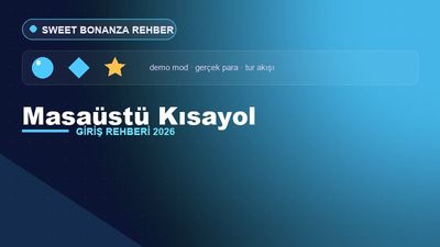 Sweet Bonanza Masaüstü Kısayol – Sweet Bonanza Giriş 2026
