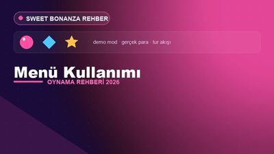 Sweet Bonanza Menü Kullanımı – Sweet Bonanza Oyna 2026