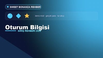 Sweet Bonanza Oturum Bilgisi – Sweet Bonanza Giriş 2026