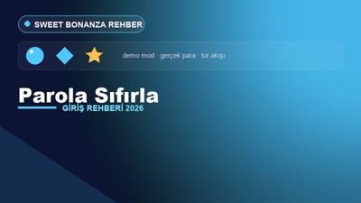 Sweet Bonanza Parola Sıfırla – Sweet Bonanza Giriş 2026