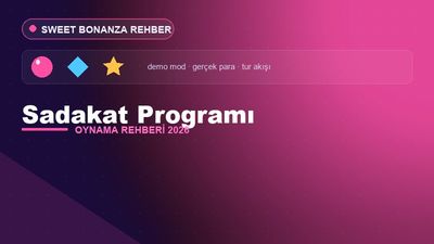 Sweet Bonanza Sadakat Programı – Sweet Bonanza Oyna 2026