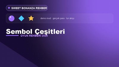 Sweet Bonanza Sembol Çeşitleri – Sweet Bonanza 2026