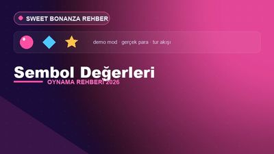 Sweet Bonanza Sembol Değerleri – Sweet Bonanza Oyna 2026