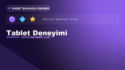 Sweet Bonanza Tablet Deneyimi – Sweet Bonanza 2026