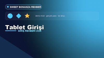 Sweet Bonanza Tablet Girişi – Sweet Bonanza Giriş 2026